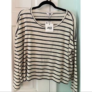 Oversized Striped Top